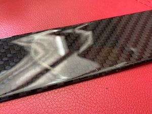 Maserati Ghibli Exterior Trim - Carbon Fiber - Rear Trunk Deck Lid Trim - Blemish
